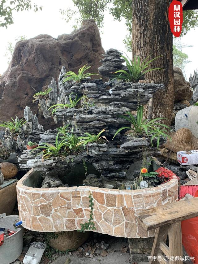 英石假山盆景制作与园林景观造景设计